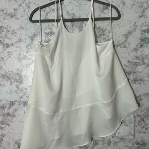 HYFVE White Asymmetrical Camisole Top